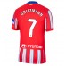 Atletico Madrid Antoine Griezmann #7 Hjemmedrakt 2024-25 Kortermet